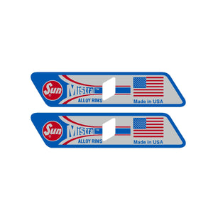 SUN - Mistral rim decals -2nd gen