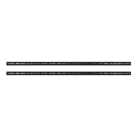 Tange - 303 - BLACK- Headset decal set