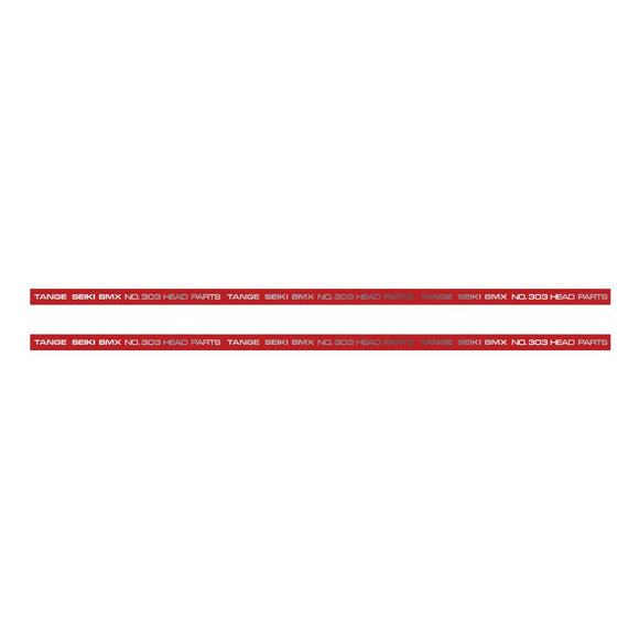 Tange - 303 - RED- Headset decal set