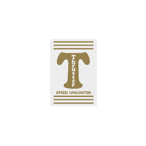 Thruster - Speed Unlimited  (T Style) Head Tube - GOLD on clear