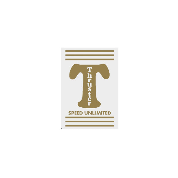 Thruster - Speed Unlimited  (T Style) Head Tube - GOLD on clear