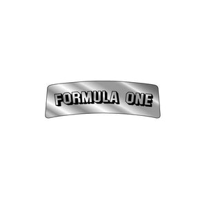 Diamond Back - CHROME - REAR - Formula ONE - Seat decal