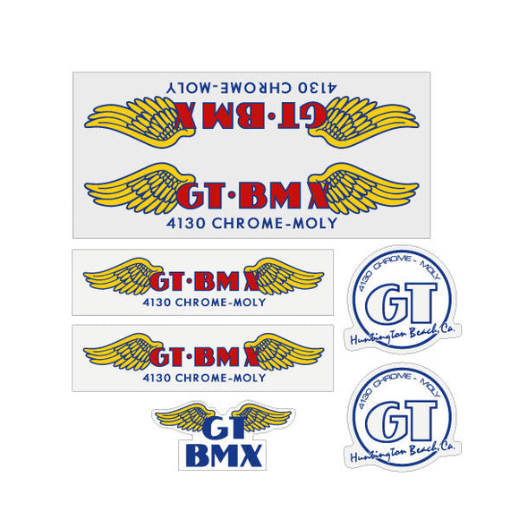 1986 GT BMX 24 Cruiser on clear - decal set