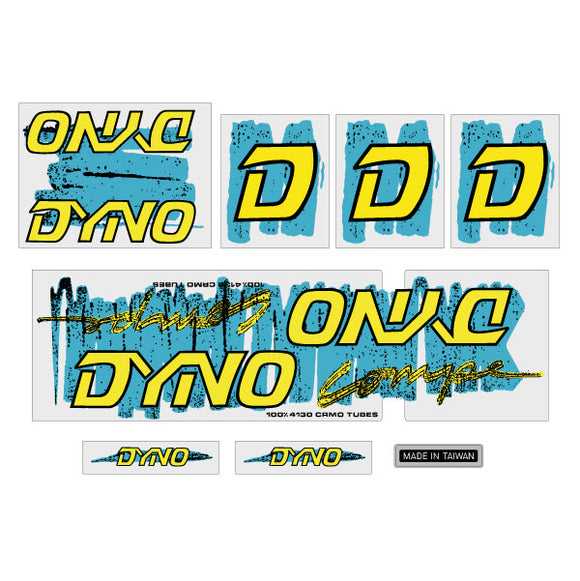 1987 DYNO -COMPE decal set