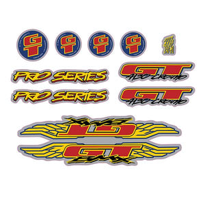 1995 GT BMX - Pro Series - Chrome decal set