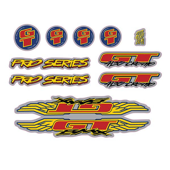 1995 GT BMX - Pro Series - Chrome decal set