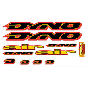 1995 DYNO - AIR decal set for black frame