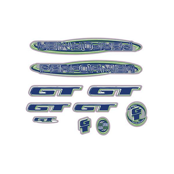 1999 GT BMX - Performer - Chrome decal set