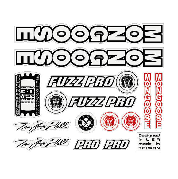 2004 Mongoose - Fuzz PRO - Decal set
