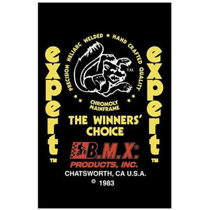 1983 Mongoose - Expert decal set - yellow