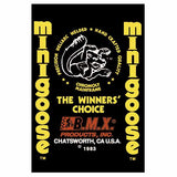 1983 Mongoose - Minigoose decal set