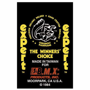 1984 Mongoose - Expert decal set - Yellow