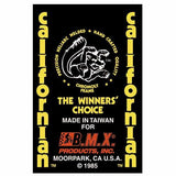 1985 Mongoose - Californian decal set - Orange/Yellow