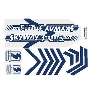 Skyway 1986 - Streetbeat Navy Decal Set Old School Bmx Decal-Set