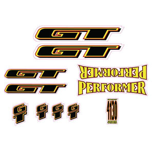 1995 GT BMX - Performer - decal set