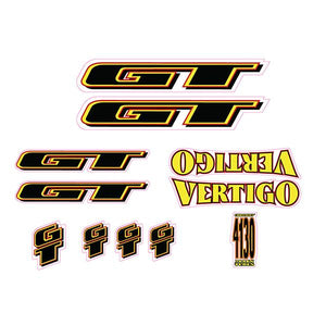 1995 GT BMX Vertigo decal set BMX Products USA - Main Image