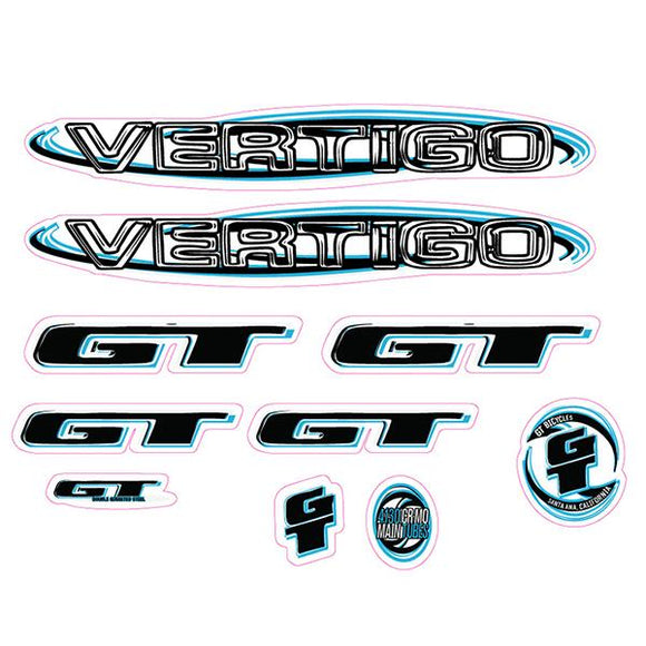 1999 GT BMX - Vertigo - decal set