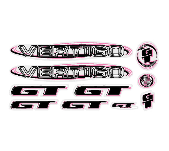 1999 GT BMX - Vertigo - CUSTOM decal set