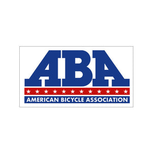 ABA - plate decal on clear