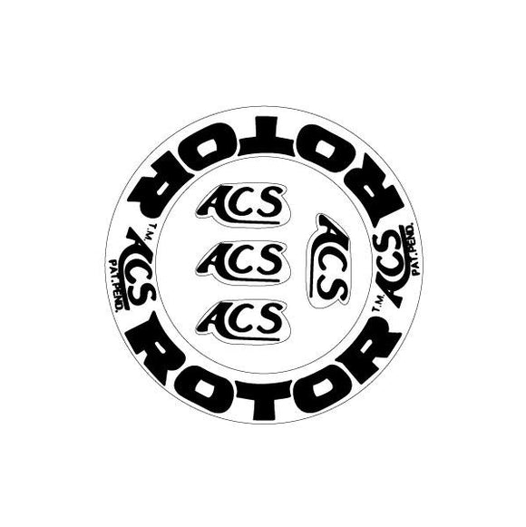 ACS - GEN 1 - ROTOR decal - BLACK