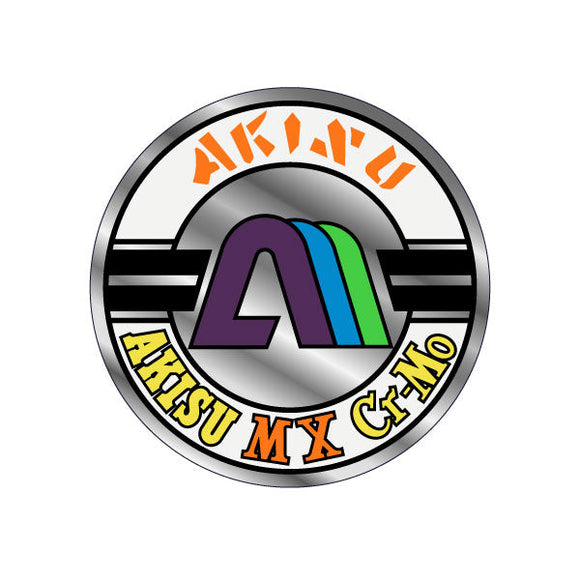 Akisu - MX Orange CR-MO Headtube decal