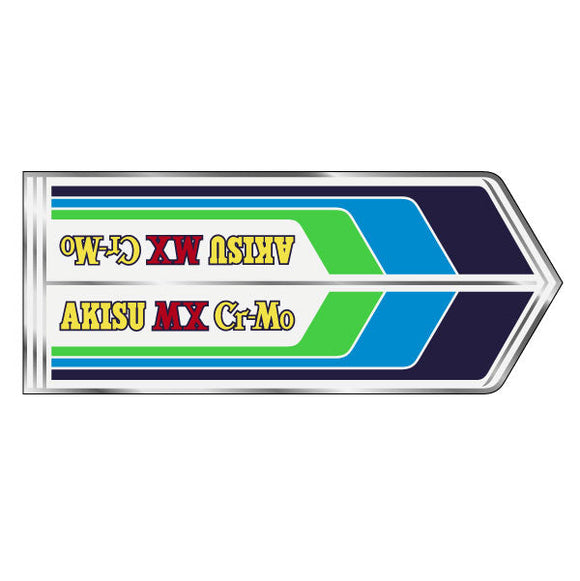 Akisu - Red MX Cromo Downtube decal
