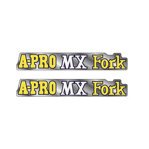 Akisu - A-PRO White MX Fork decals