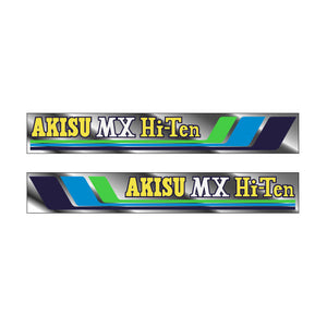 Akisu - MX White HI-TEN Stripes Fork decals