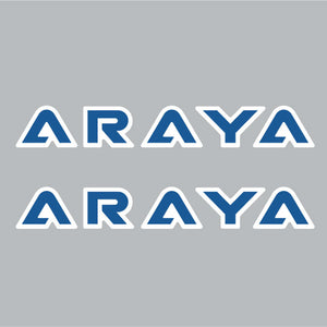 ARAYA - LETTERS -  rim decals