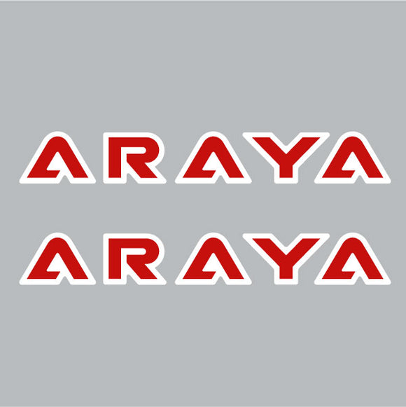 Araya Lettering Araya | BMX Products USA
