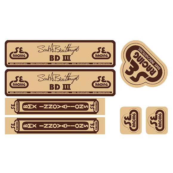 Se Racing Bdiii Decal Set In Brown Decal-Set