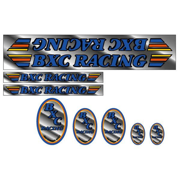 BXC Racing - BMX chrome decal set
