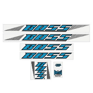 BOSS Racing - 20" Early - Blue decal set