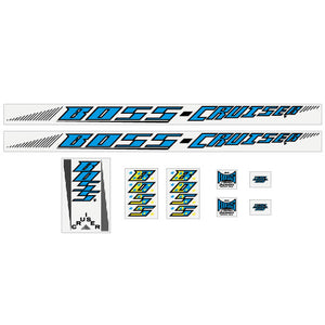 BOSS - Cruiser - Blue and Yellow decal set