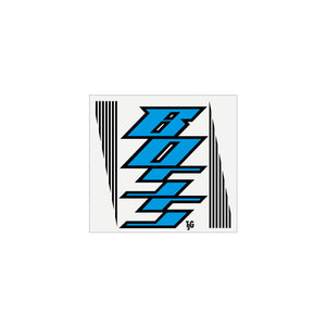 BOSS Racing - Striped Head Tube Blue decal