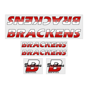Brackens - Racing on clear decal set