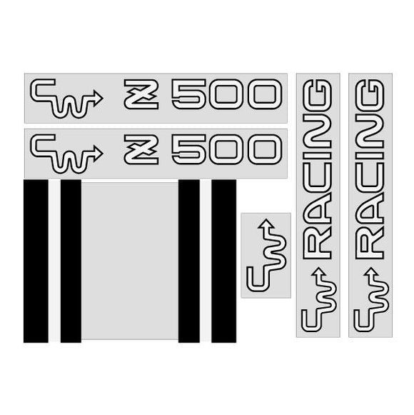 CW - Z500 Black and White Decal set