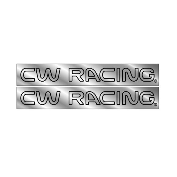 CW Forks decals - chrome