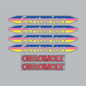 Centurion - D gusset on clear - decal set