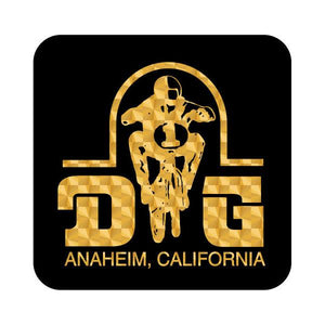 DG BMX Anaheim GOLD PRISM decal