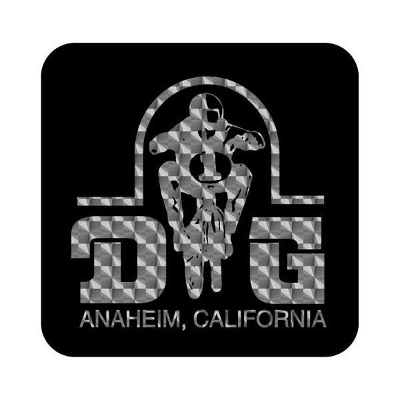 DG BMX Anaheim SILVER PRISM decal