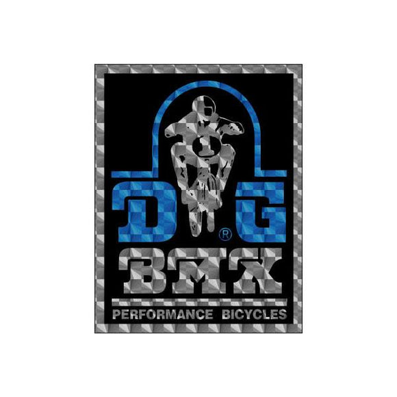 DG BMX  Blue PRISM decal