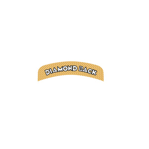Diamond Back - PRISM - REAR - AERO - Seat decal - gold prism