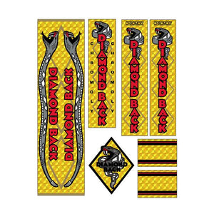 1979 Diamond Back - GOLD PRISM decal set