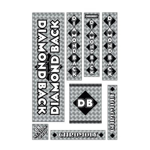 1981-82 Diamond Back - Senior Pro Black DB decal set