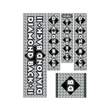 1982-83 Diamond Back - DBII Silver Streak - DB decal set