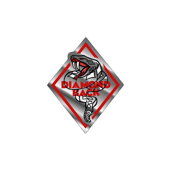 Diamond Back - Chrome & Red 