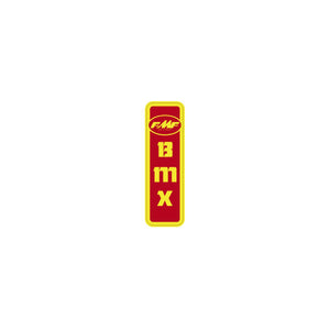 FMF - BMX  Red & Yellow Seat tube decal