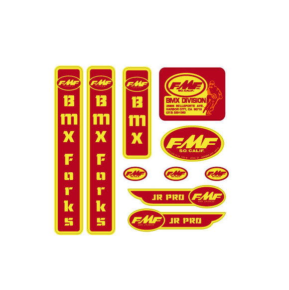 FMF - JR Pro decal set