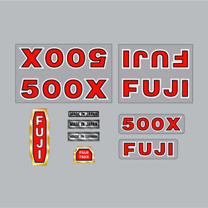 Fuji - 500X BMX decal set